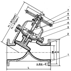 G45J直流式襯膠隔膜閥 G45J直流式襯膠隔膜閥