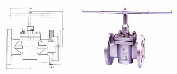 德標(biāo)法蘭卡套旋塞閥 德標(biāo)法蘭卡套旋塞閥