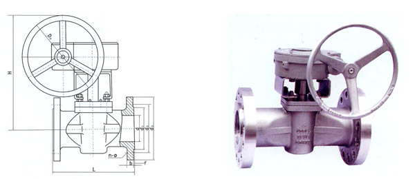 德標(biāo)法蘭卡套旋塞閥 德標(biāo)法蘭卡套旋塞閥