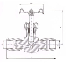 JJM1壓力表截止閥結(jié)構(gòu)示意圖 JJM1壓力表截止閥結(jié)構(gòu)示意圖