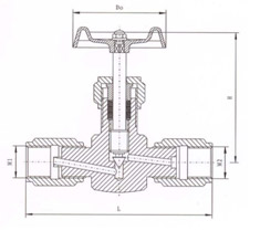 JJM8壓力表截止閥結(jié)構(gòu)示意圖 JJM8壓力表截止閥結(jié)構(gòu)示意圖